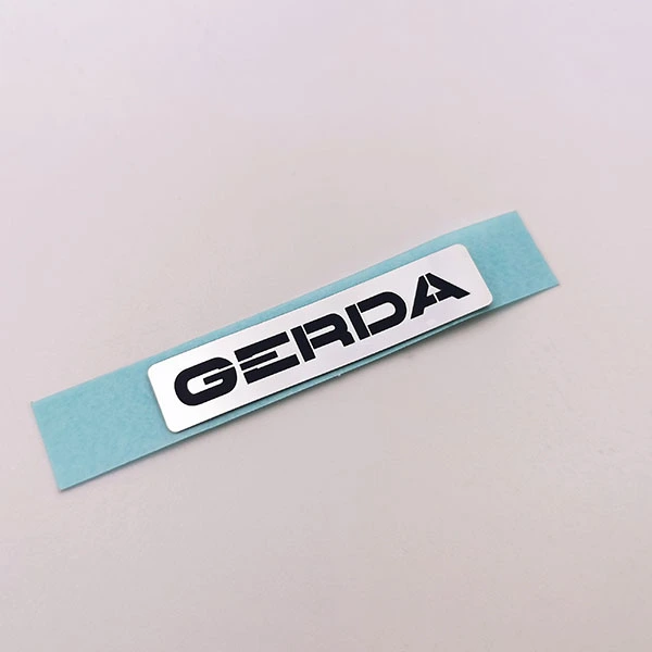 Insignia de metal adhesivo electroplacado