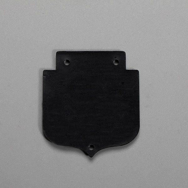 Etiqueta adhesiva con logotipo de metal de níquel 3D 3M