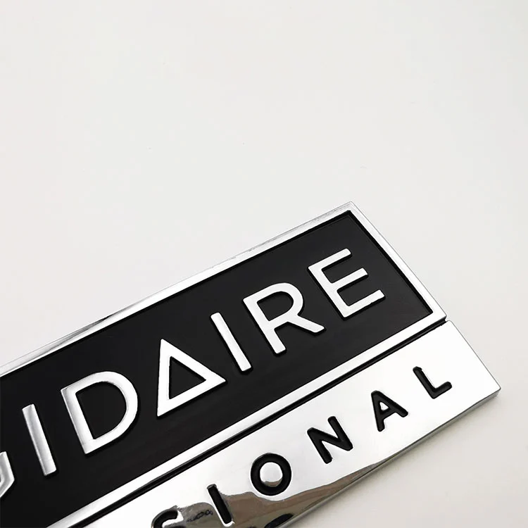 Logotipo de marcas de plástico 3d ABS