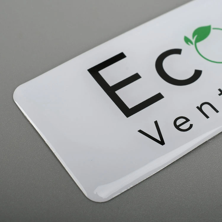 Sticulante epoxi de resina de logotipo 3D