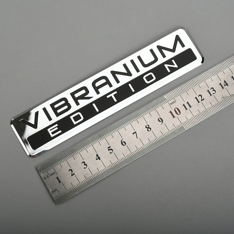 Etiqueta de logotipo de níquel etiqueta de metal electroforma