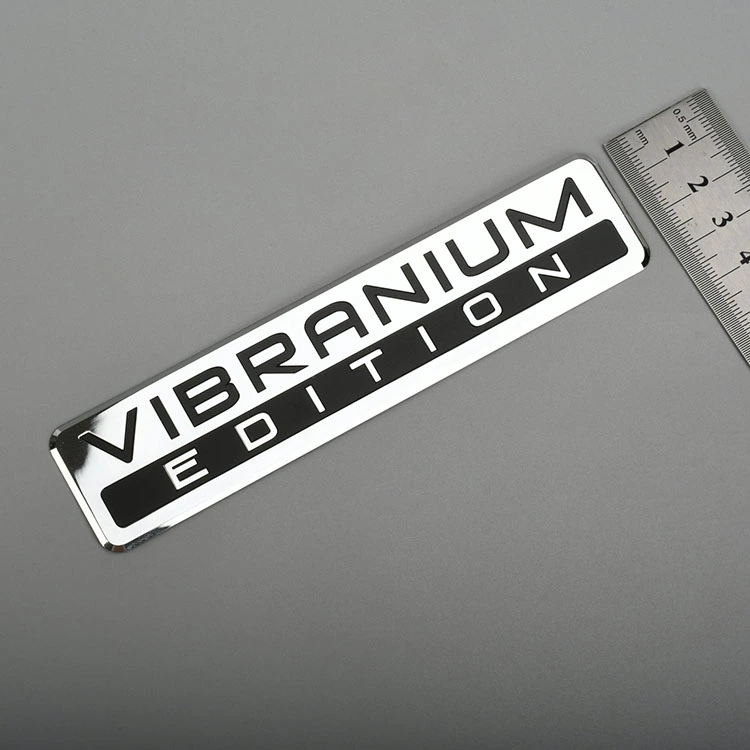 Etiqueta de logotipo de níquel etiqueta de metal electroforma