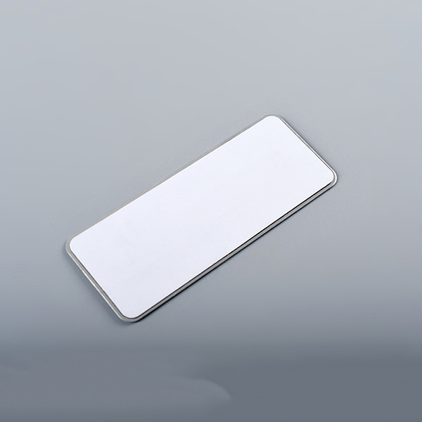 Placa de identificación de aluminio anodizado