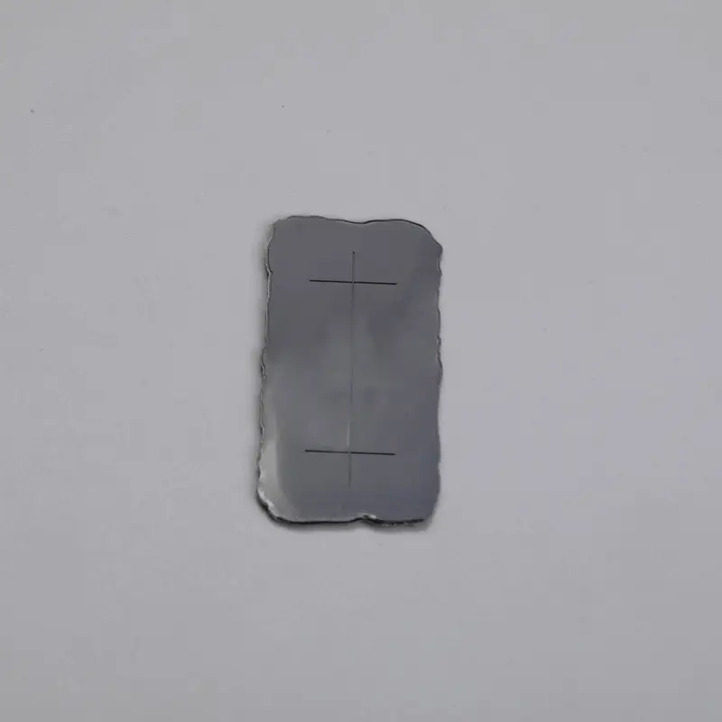 Etiqueta de metal de níquel electroformado cepillado 3D