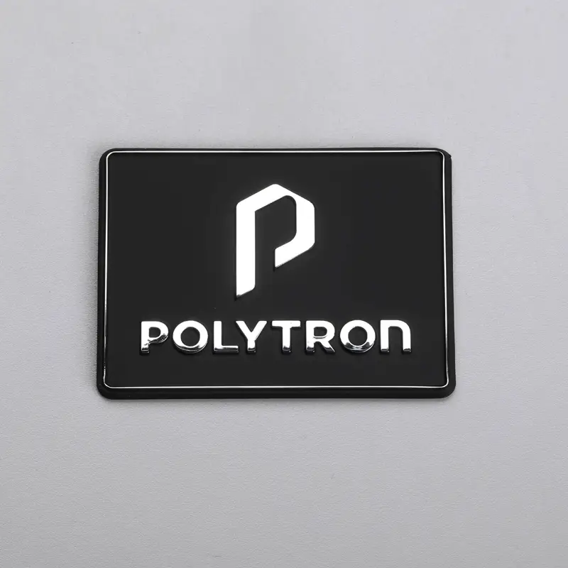 Etiqueta de logotipo electroformado 3D