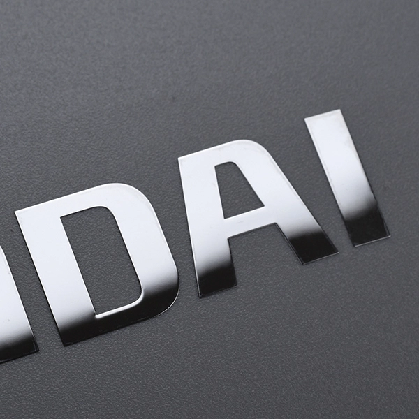 Insignia galvanizada 3D