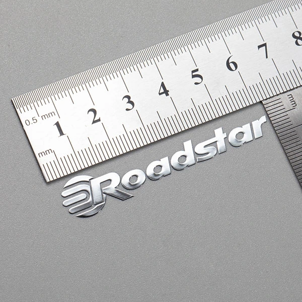 Etiquetas metálicas de transferencia de logotipo 3D