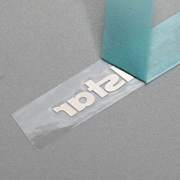 Etiquetas metálicas de transferencia de logotipo 3D