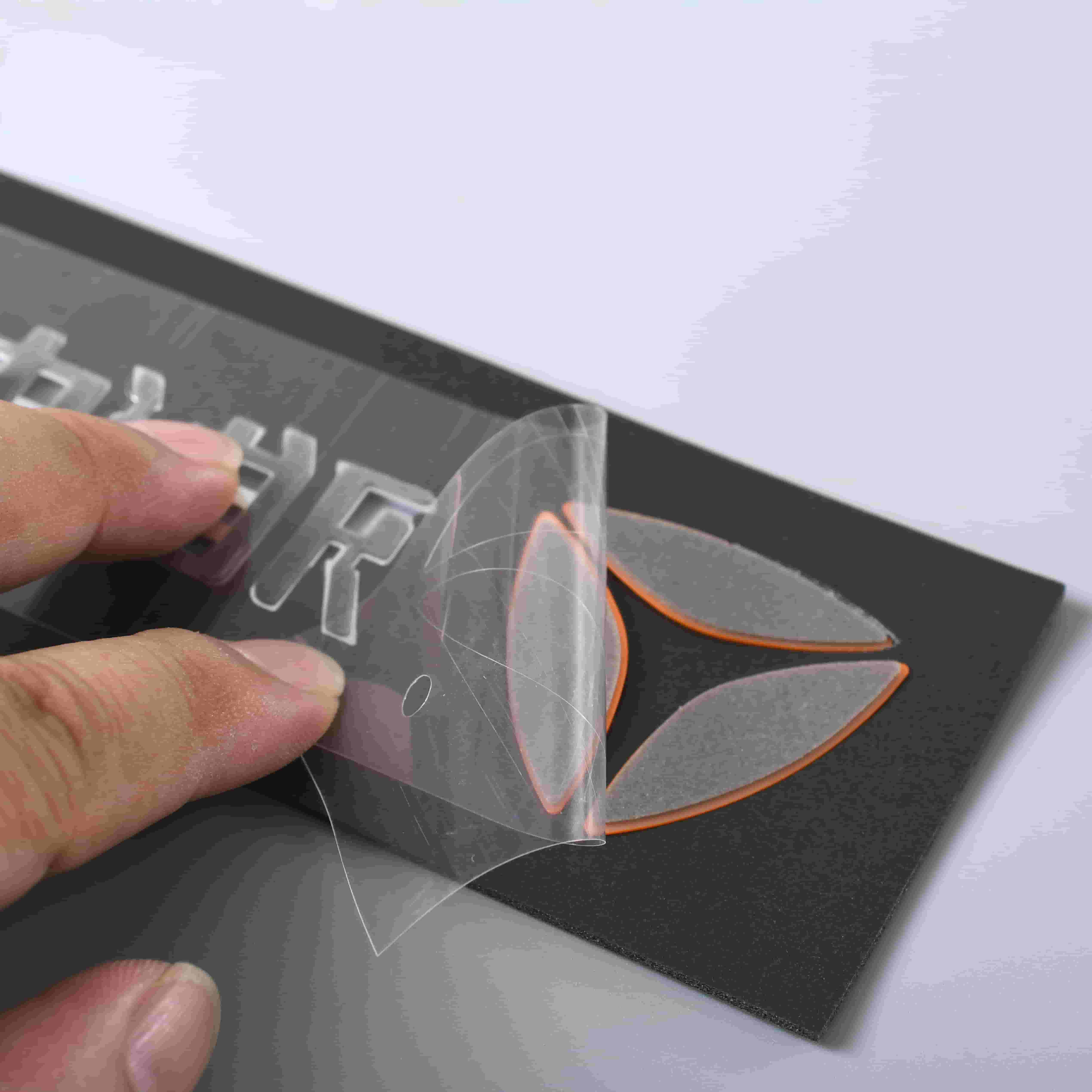 Etiqueta adhesiva de motocicleta 3D, insignia de ABS de plástico cromado con logotipo