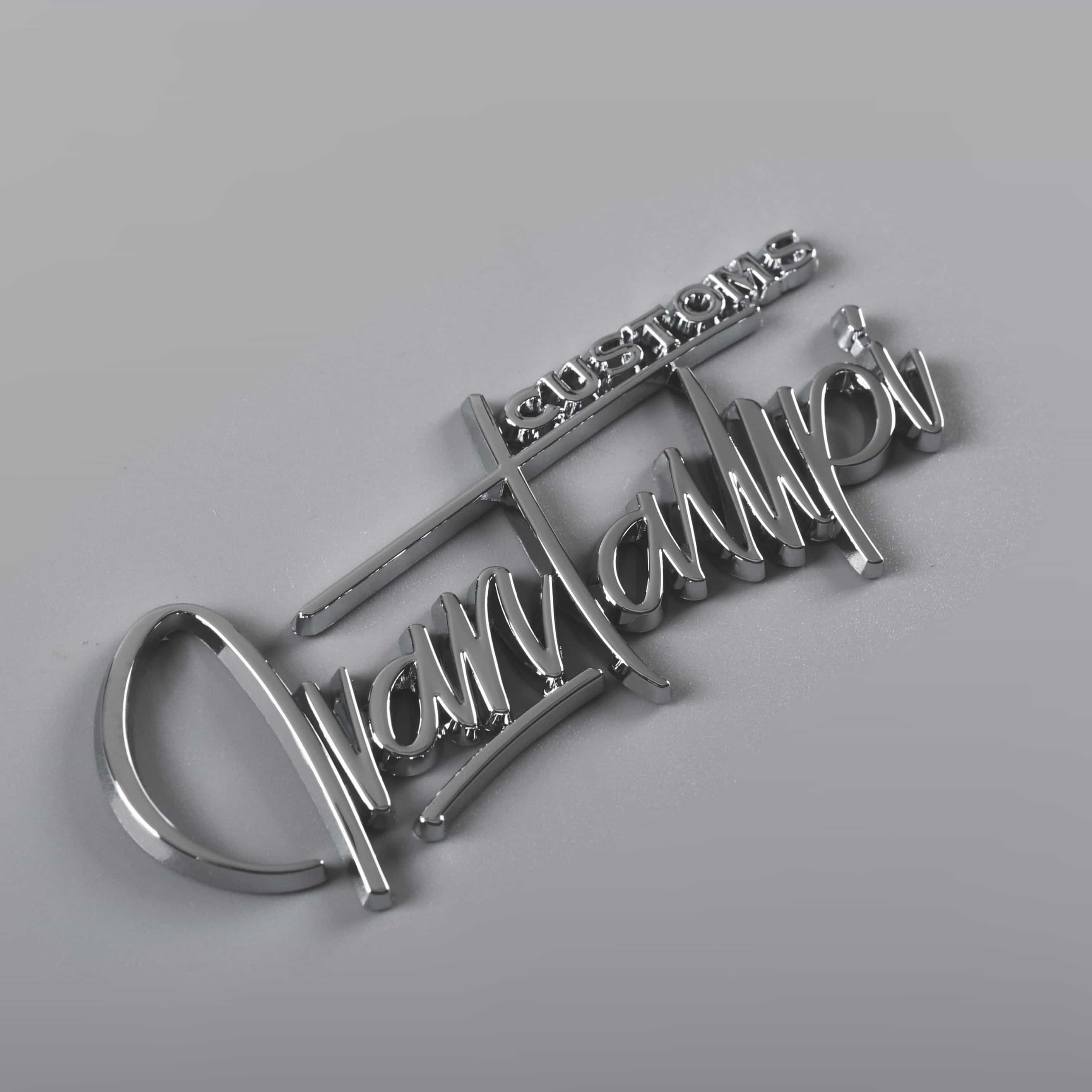 Pegatina de etiqueta de plástico 3D elevada
