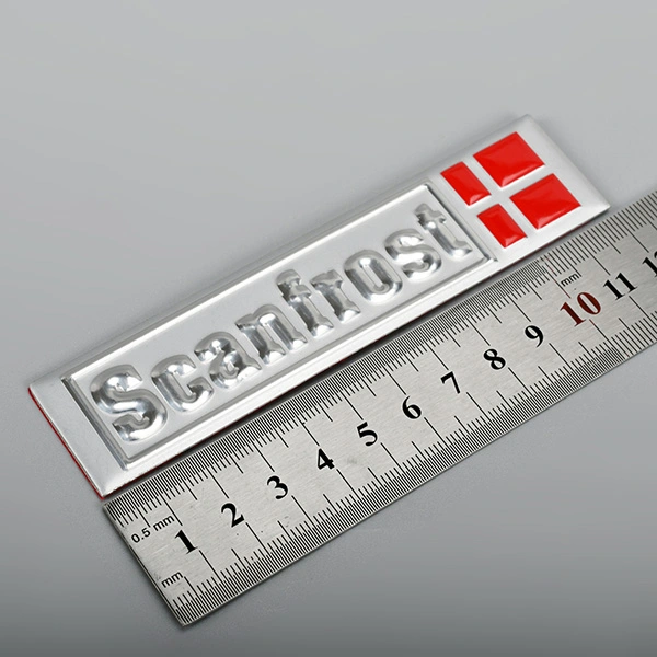 Etiqueta de aluminio de placa de nombre de metal