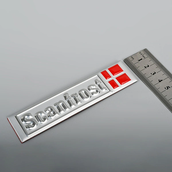 Etiqueta de aluminio de placa de nombre de metal