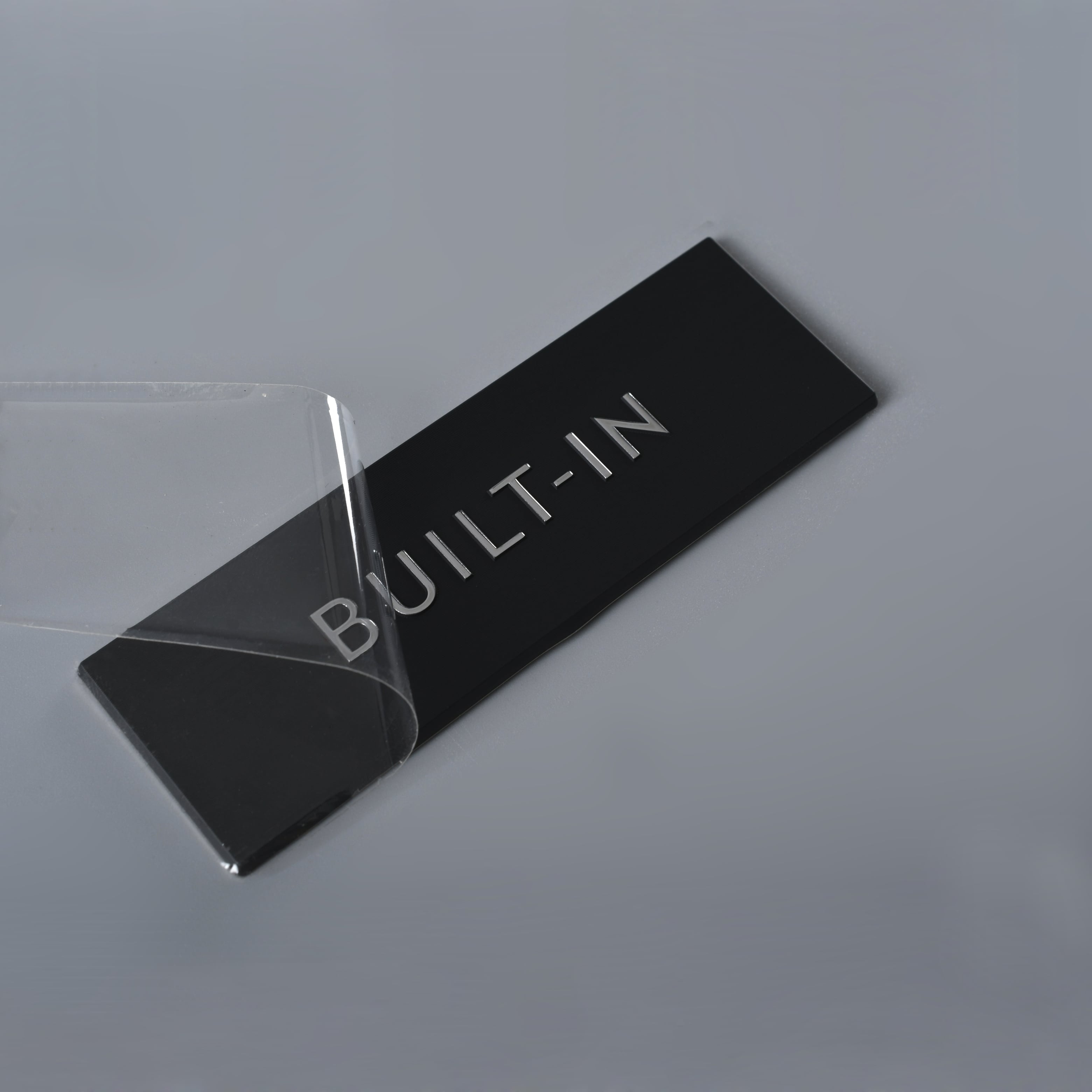 Signo de la identificación de aluminio de diamante