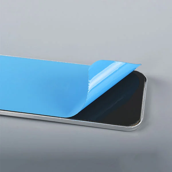 Etiqueta de aluminio impresa con marca.