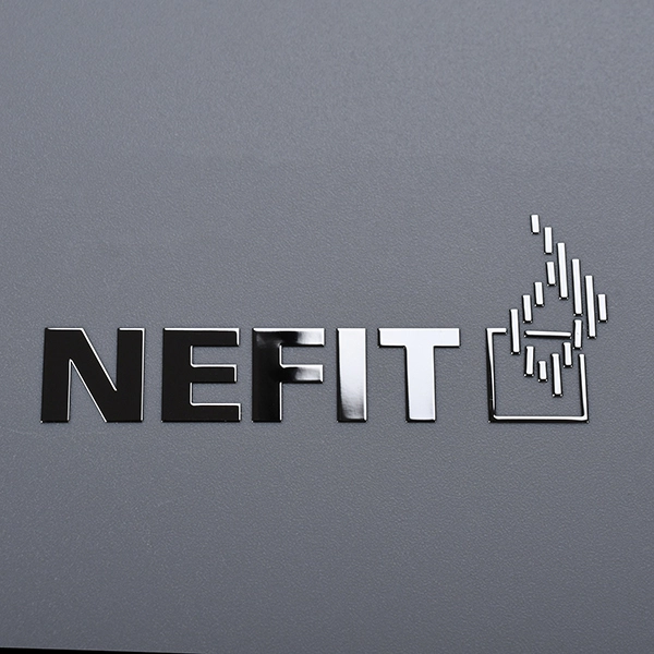 Etiqueta de logotipo 3D