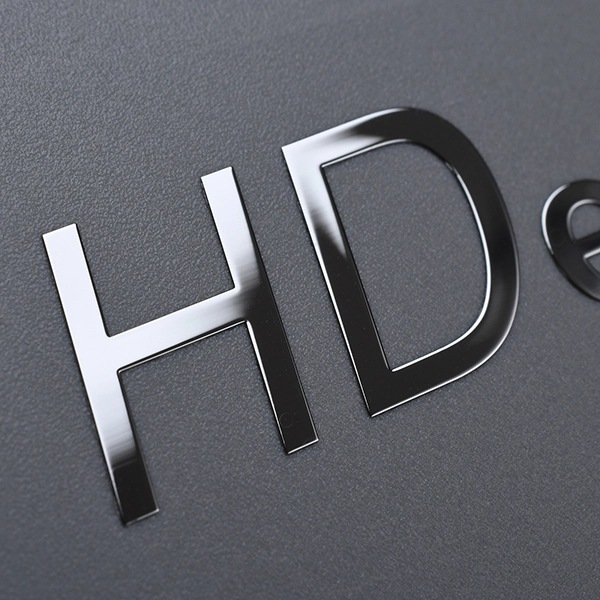 Etiqueta engomada del logotipo 3D