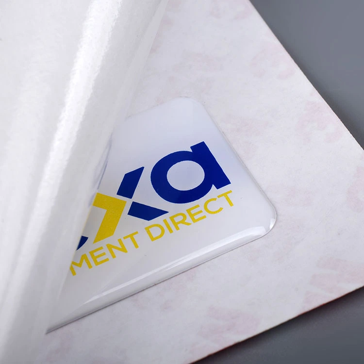 Diseño de la marca Epoxy Resin Sticker