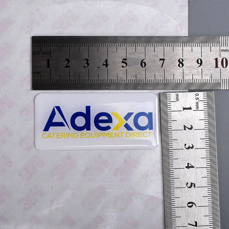 Diseño de la marca Epoxy Resin Sticker