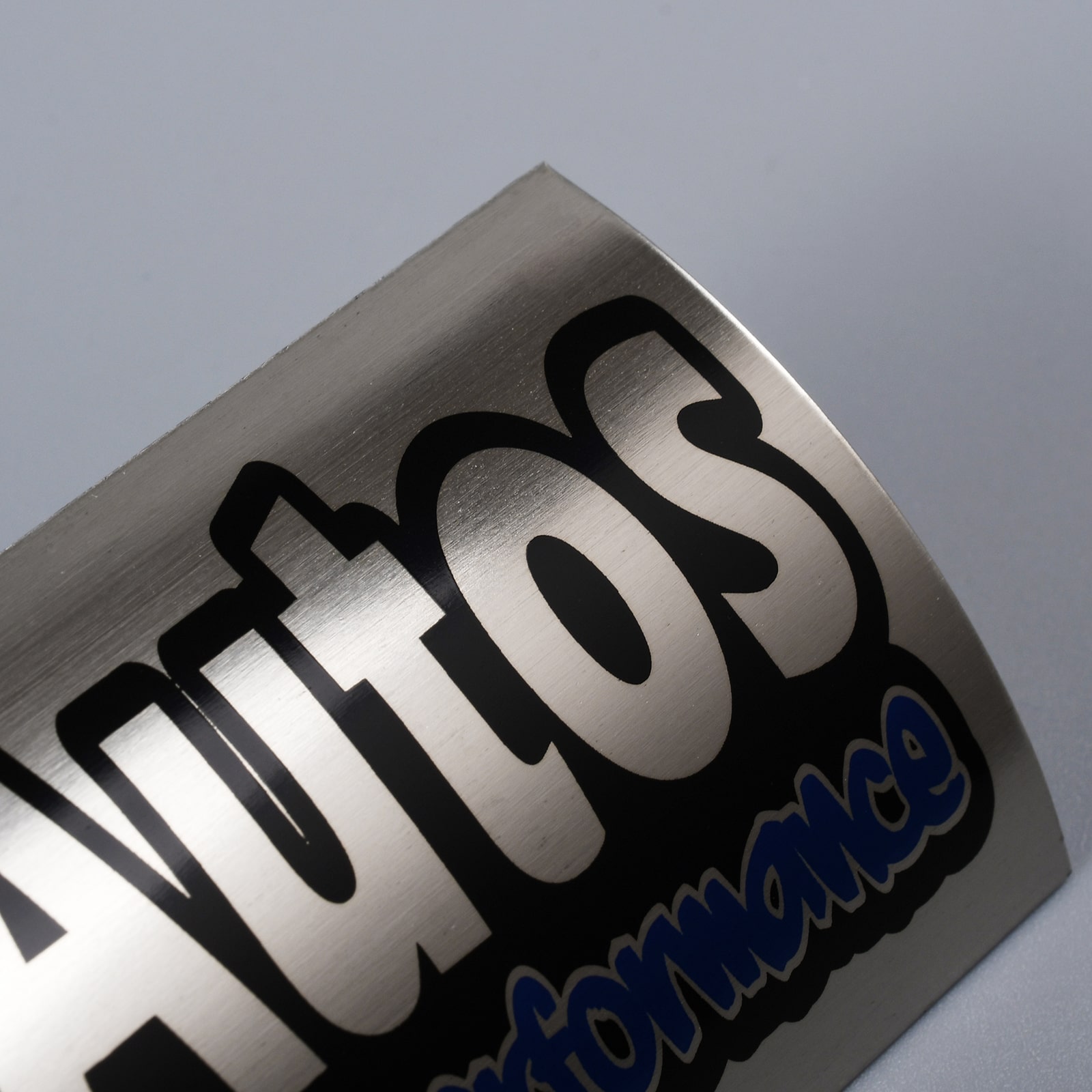 Etiquetas autoadhesivas de metal impresas en aluminio