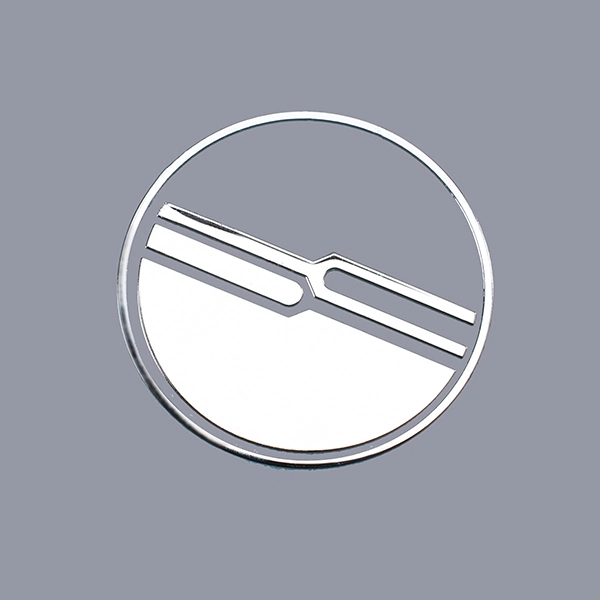 Etiqueta con logotipo de níquel