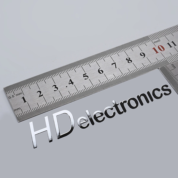 Etiqueta engomada del logotipo 3D