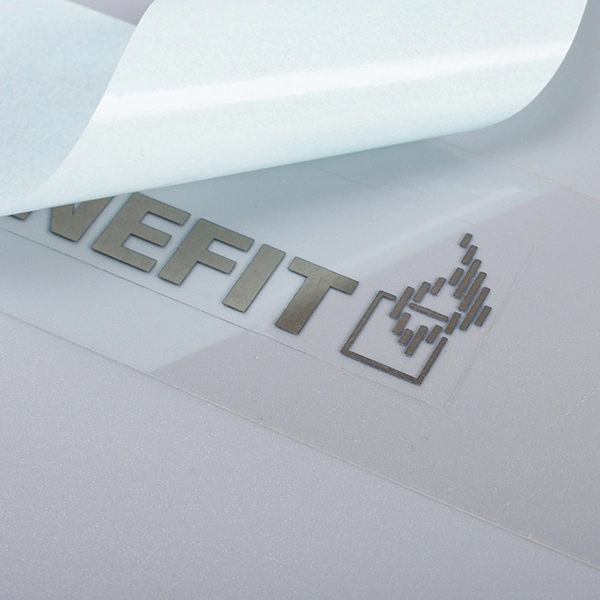 Etiqueta de logotipo 3D