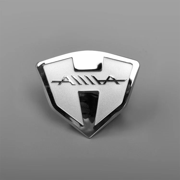 Etiqueta de etiquetas de logotipo de metal electroformas 3D