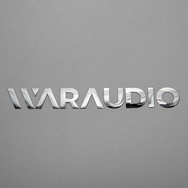 Logotipo de níquel de metal electroformado