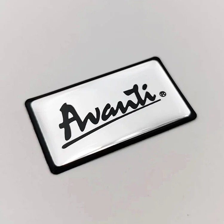 Pegatinas de nombre de resina epoxi