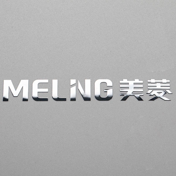 Pegatinas metálicas personalizables Logotipo resistente al calor brillante de níquel