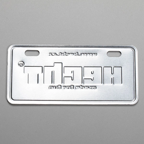 Placas de identificación de metal de aluminio