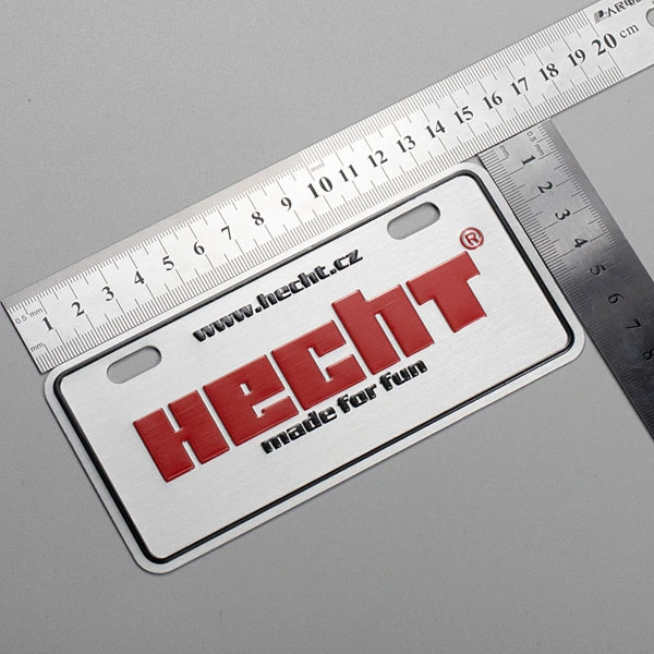 Placas de identificación de metal de aluminio