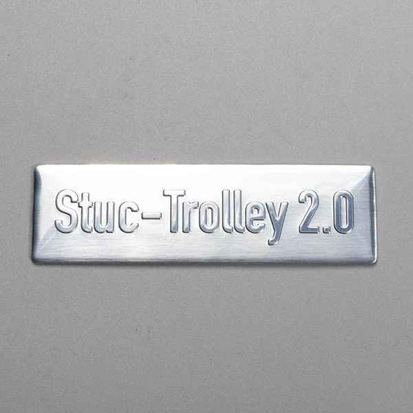 Etiquetas de placa de nombre de aluminio