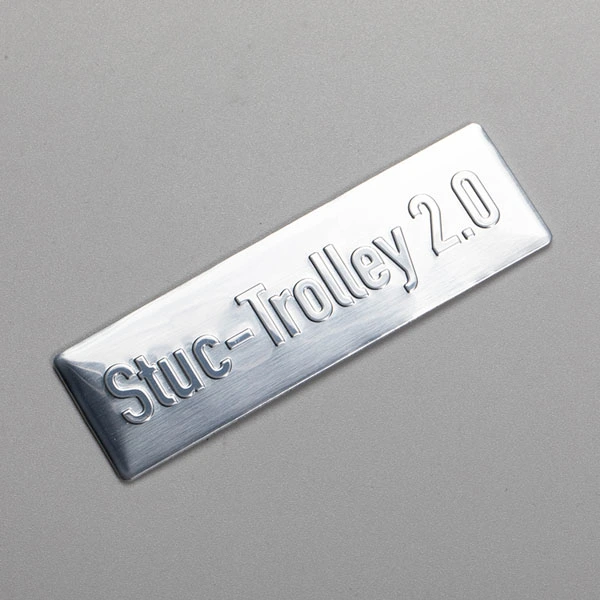 Etiquetas de placa de nombre de aluminio