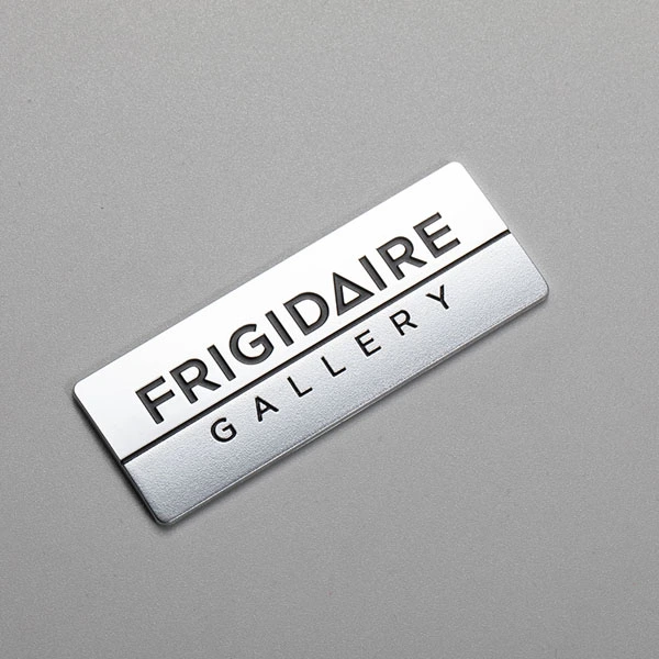 Emblemas únicos del congelador de las insignias del refrigerador del fabricante plástico al por mayor del ABS Chrome