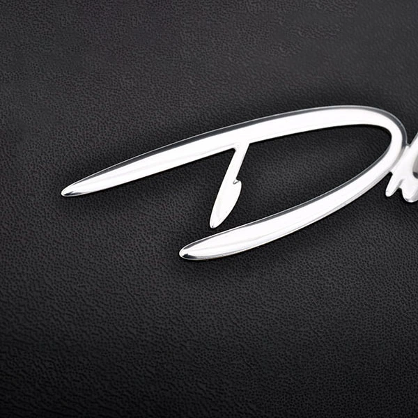 Etiqueta engomada suave del logotipo de Chrome de la insignia suave de los electrodomésticos de la bóveda curvada 3D