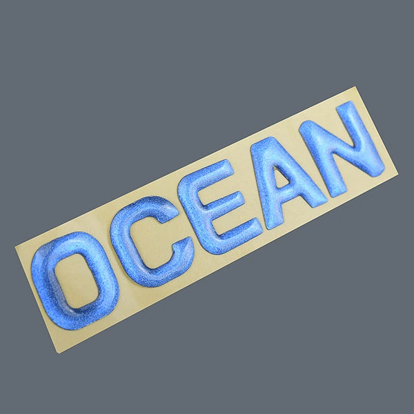 Etiqueta engomada separada del epóxido del logotipo de la bóveda 3d del adhesivo fuerte de alta calidad de la impresión personalizada