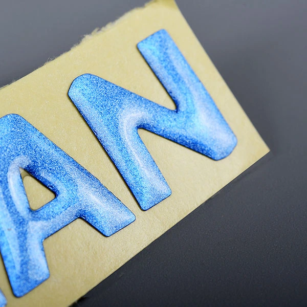 Etiqueta engomada separada del epóxido del logotipo de la bóveda 3d del adhesivo fuerte de alta calidad de la impresión personalizada