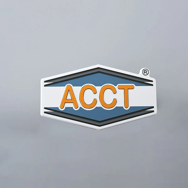 Logotipo de metal para embalaje premium