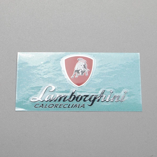Logotipo resistente al calor de níquel brillante