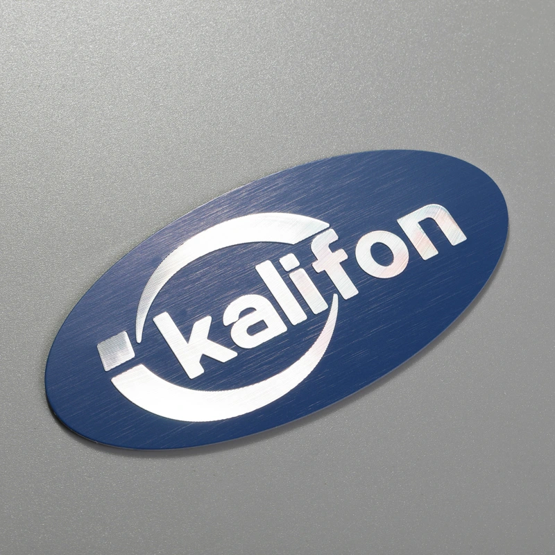 Emblema de aluminio fundido a presión de metal a máquina