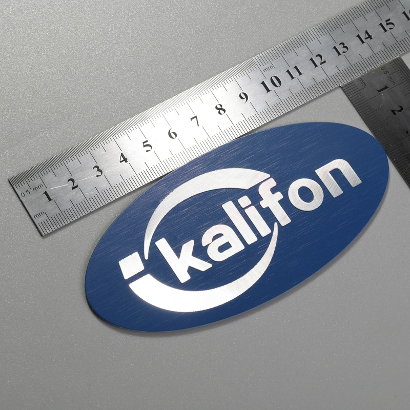 Emblema de aluminio fundido a presión de metal a máquina