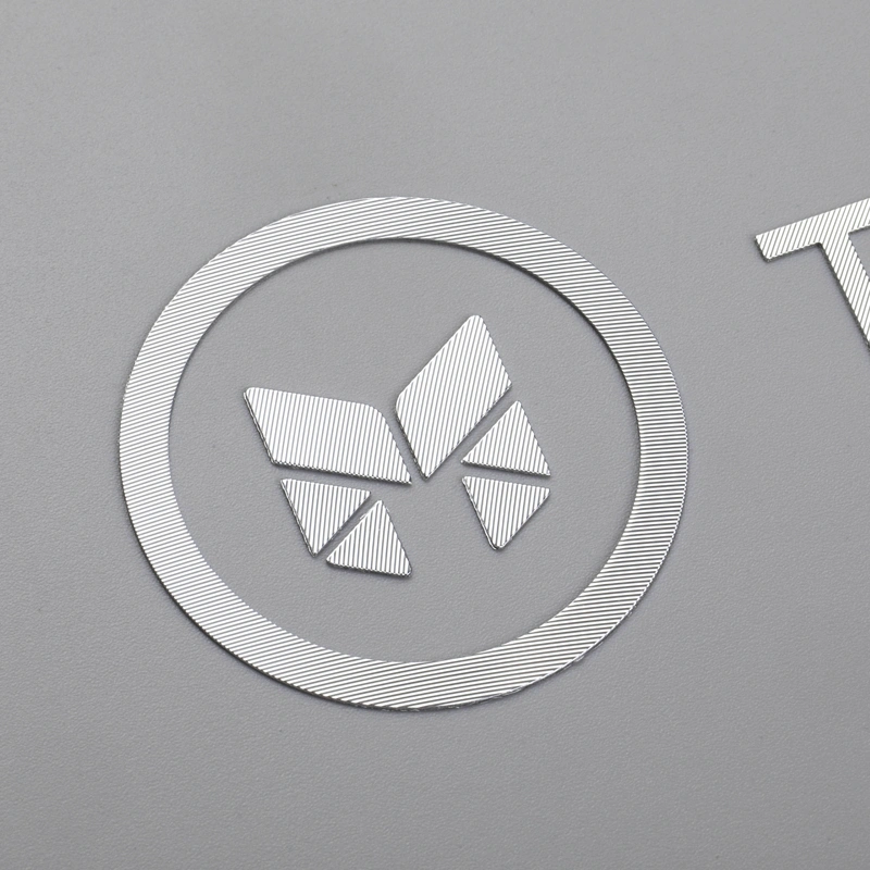 Etiqueta de metal para electrodomésticos Emblema de alta calidad de metal personalizado