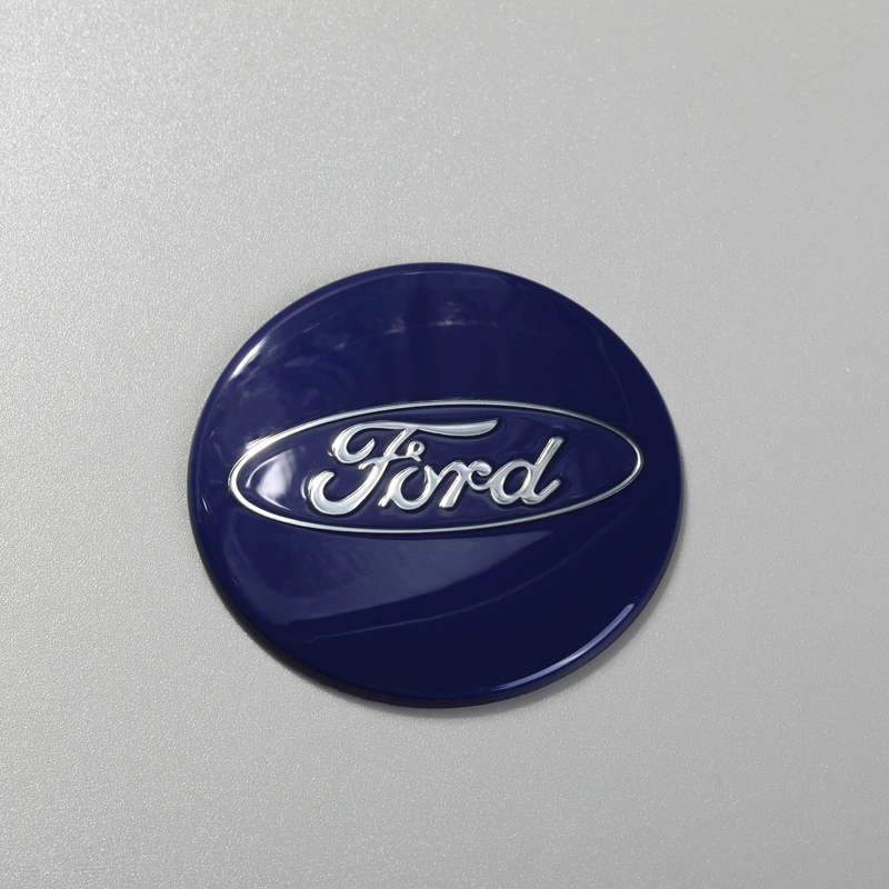 Etiquetas de aluminio para el emblema del metal de la decoración del cubo de la rueda del coche