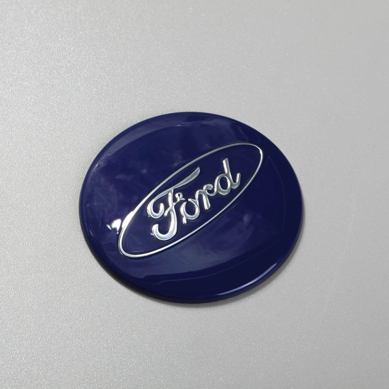 Etiquetas de aluminio para el emblema del metal de la decoración del cubo de la rueda del coche