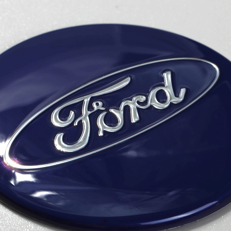 Etiquetas de aluminio para el emblema del metal de la decoración del cubo de la rueda del coche