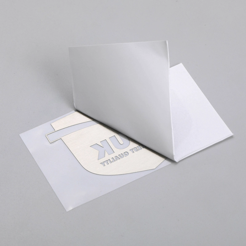 Logotipo de emblema fino cromado brillante personalizado con adhesivo 3M