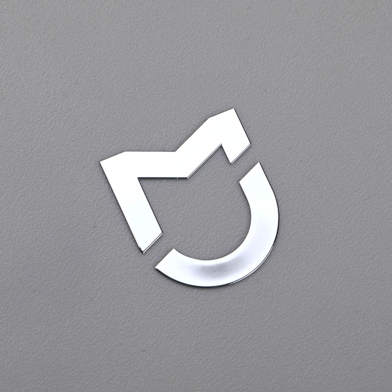 Letrero de metal cromado con emblema de níquel 3D para xiaomi
