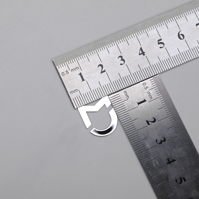 Letrero de metal cromado con emblema de níquel 3D para xiaomi