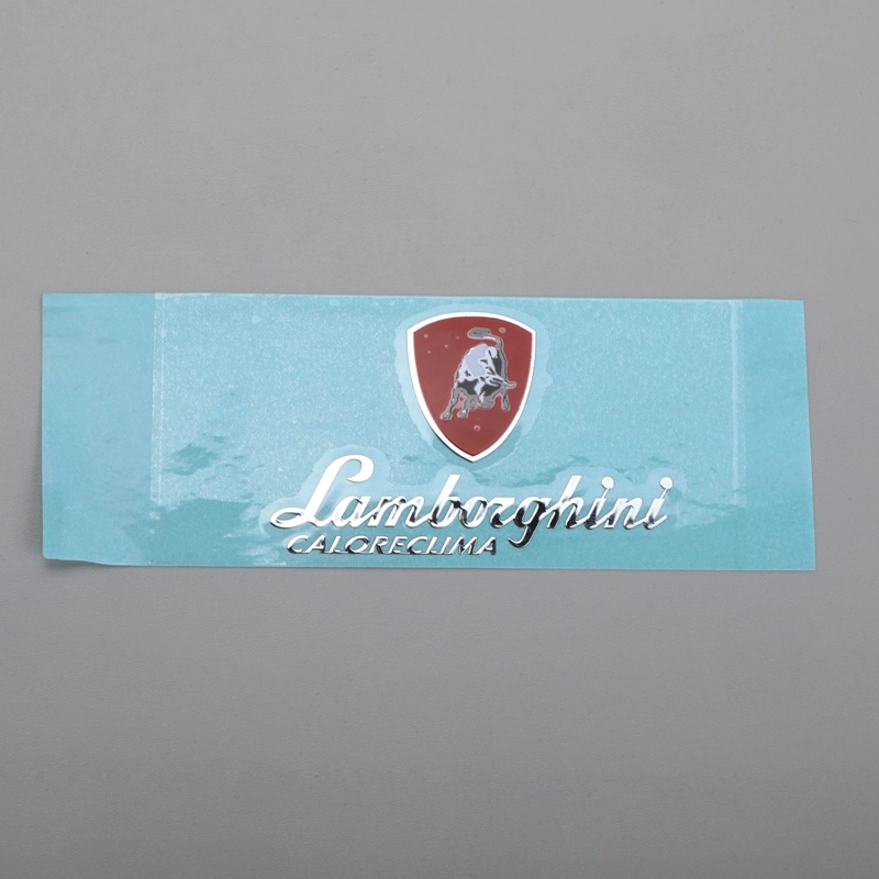 Etiqueta adhesiva de galvanoplastia de metal que imprime etiquetas con logotipo colorido